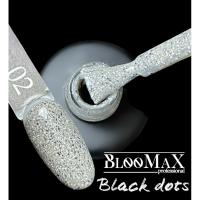 Гель лак BlooMaX Black Dots 02, 8 мл