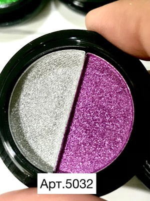 5032 Прессованная втирка металлик сирень\серебро